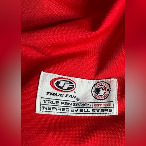 St. Louis Cardinals True Fan MLB Baseball Jersey Button Down Adult Jersey Top S - Picture 3 of 5